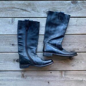 Vintage Blackstone Black Leather Campus Boots